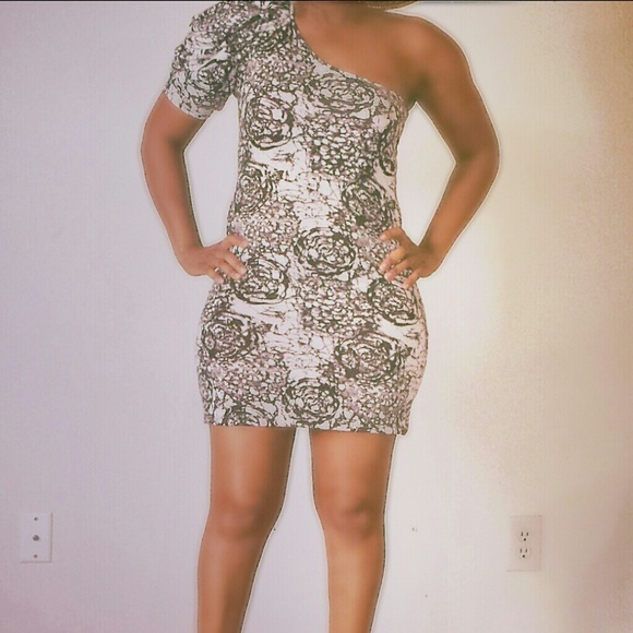 Sexy one shoulder dress
