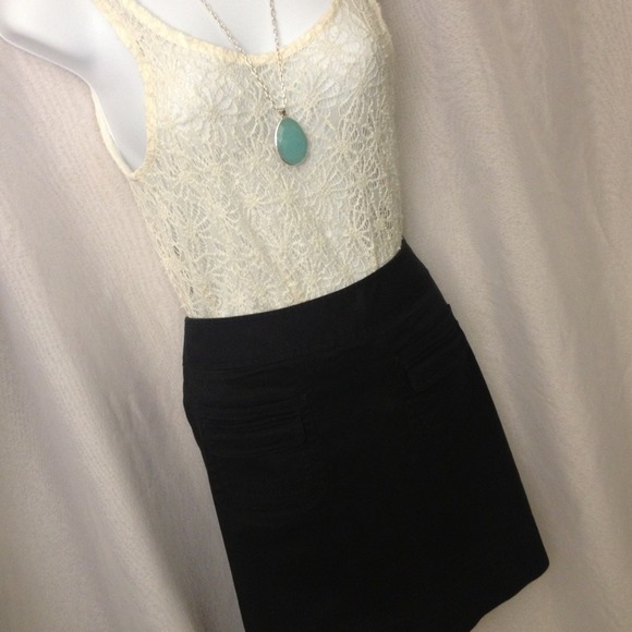 ❌❌ 🏆 ANN TAYLOR LOFT Mini Skirt Straight Pencil - Picture 2 of 4