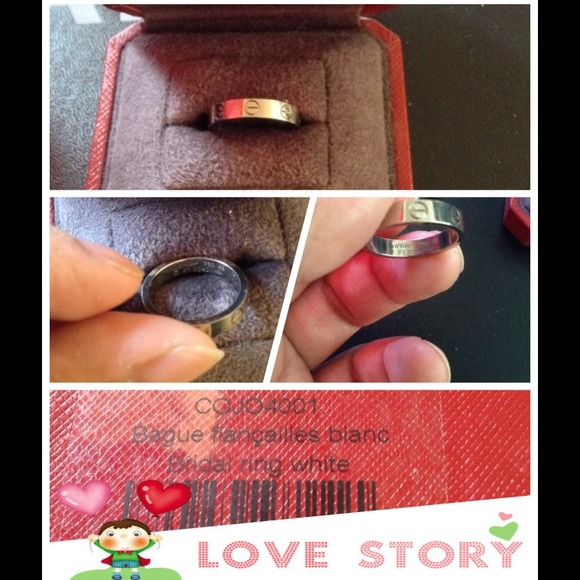 Cartier love ring in 18 K white gold certified - Picture 2 of 3