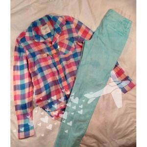 American Eagle Plaid Shirt