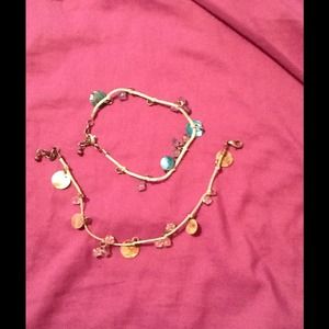 *****BUNDLE***** 2 ANKLE BRACELETS