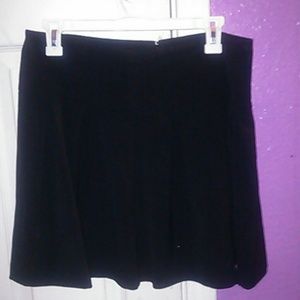 Black skater skirt from forever 21