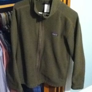 reDUCED Men's olive green Patagonia Zip up