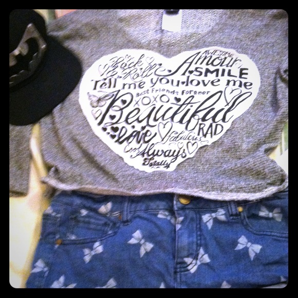 Heart sweatshirt