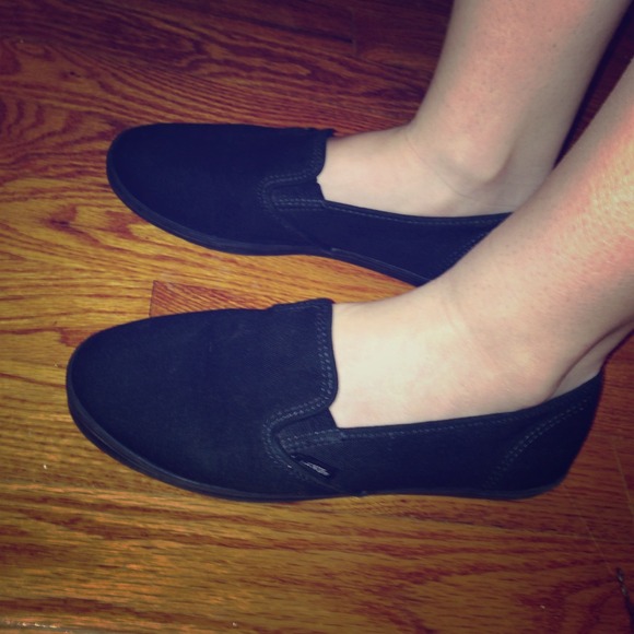 Black vans! Worn one time!