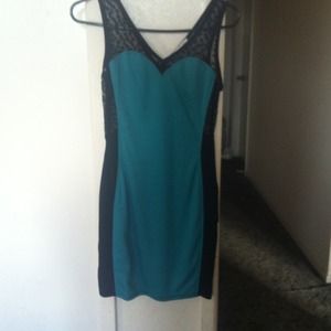 Beautiful bodycon green dress
