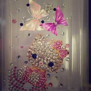 Blinged Hello Kitty Samsung Galaxy S4 case