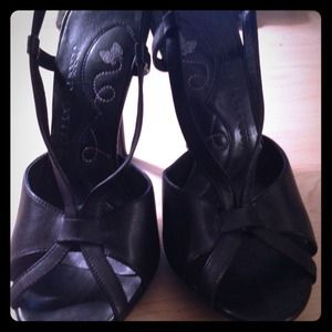Black Sling back