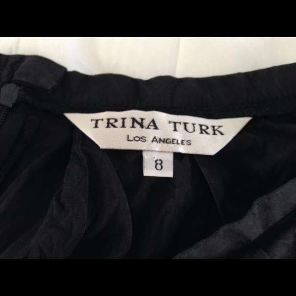Vintage Trina Turk Taffeta Twirl Skirt