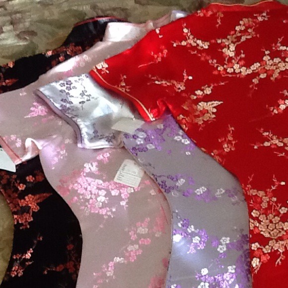 Bundle four Chinese Mandarin dresses