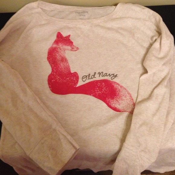 🚫🚫SOLD ON EBAY🚫🚫🐺XL Old Navy Fox long-sleeve