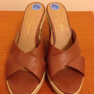 Jessica Simpson platform wedges