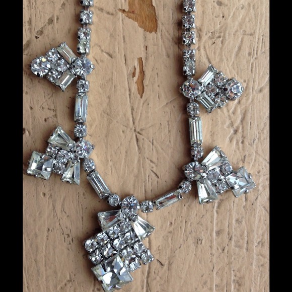 Antique Rhinestone Necklace