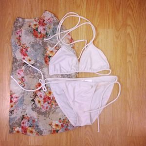 White String Bikini