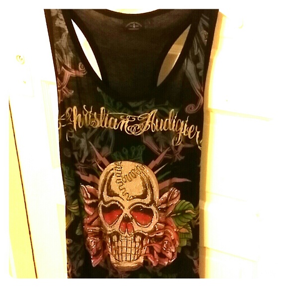 Long tank top or could be worn as a dress