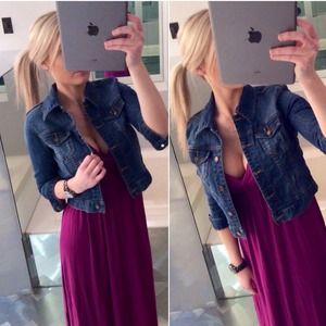 Forever 21 Jackets & Blazers - Distressed Denim Cropped Jean Jacket Forever 21 Jackets & Blazers - Distressed Denim Cropped Jean Jacket
