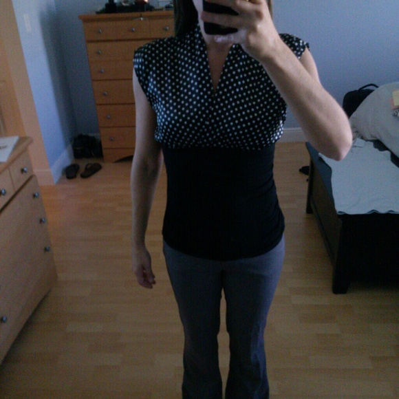 Polka dot top