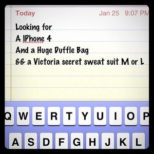 iPhone 4 .Duffle Bag ..PINK sweat suit