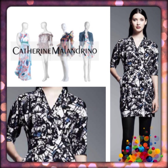 Catherine Malandrino For DesigNation Wrap Dress👗 - Picture 1 of 4