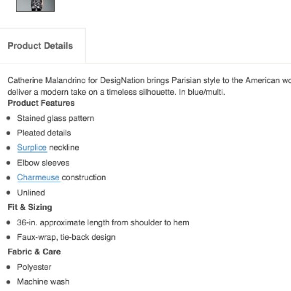 Catherine Malandrino For DesigNation Wrap Dress👗 - Picture 4 of 4