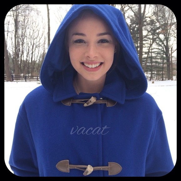 Talbots Outerwear - 😺HP 4x "Little Blue Riding Hood" Wool Coat