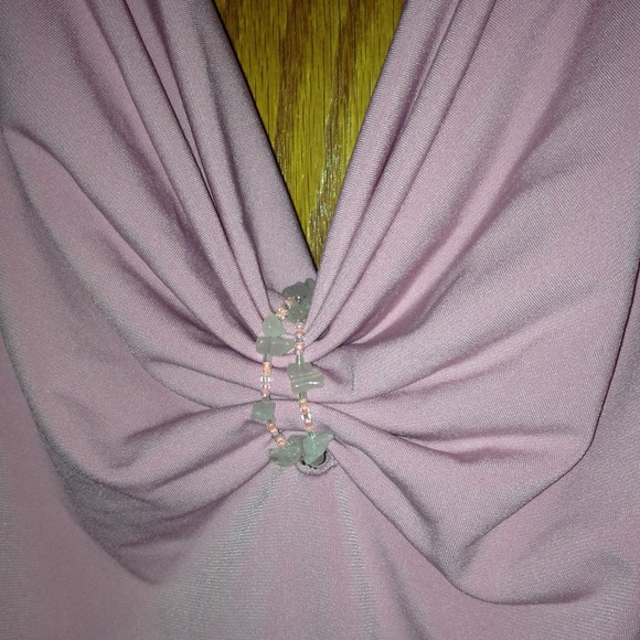 Blush pink halter top - Picture 3 of 3