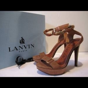 Lanvin 2012 Chain Detail Sandals Sz 38