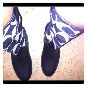 Coach Rain Boots Size 10