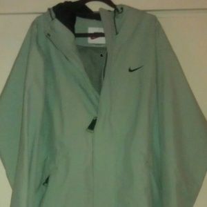 Mint green light weight wind jackets