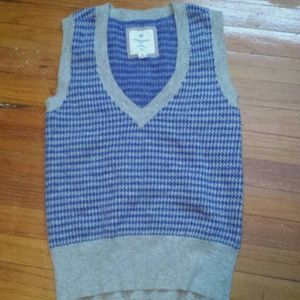 Cute Blue & Grey Sweater Vest