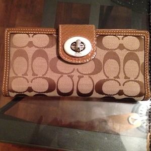 Large size authentic Coach wallet (on hold)