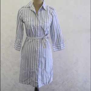 🎉HOST PICK🎉 J. Crew striped shirt dress