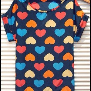 Cute Hearts Top