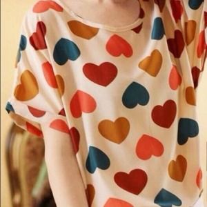 Cute Hearts Top