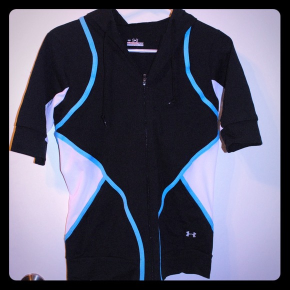 Under armor zip up short sleeve jacket