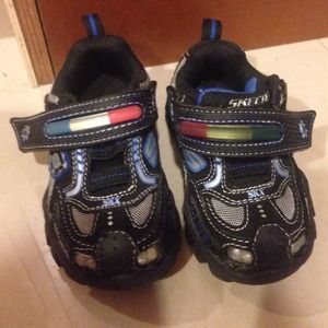 Toddler boys Police sneakers shoes size 5