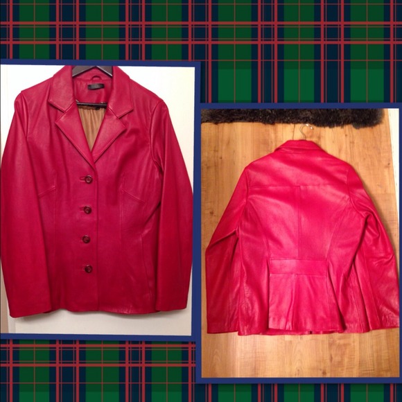 *price drop!!!* Wilson's Red leather jacket