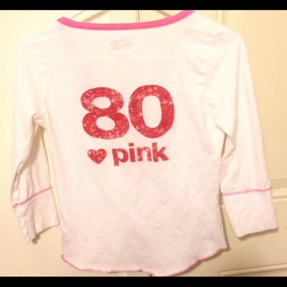 💕VS PINK Lightweight 3/4 sleeve T - Rare💕 - Picture 4 of 4