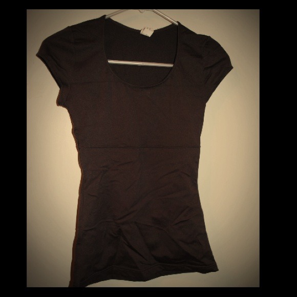 Dark brown spandex shirt
