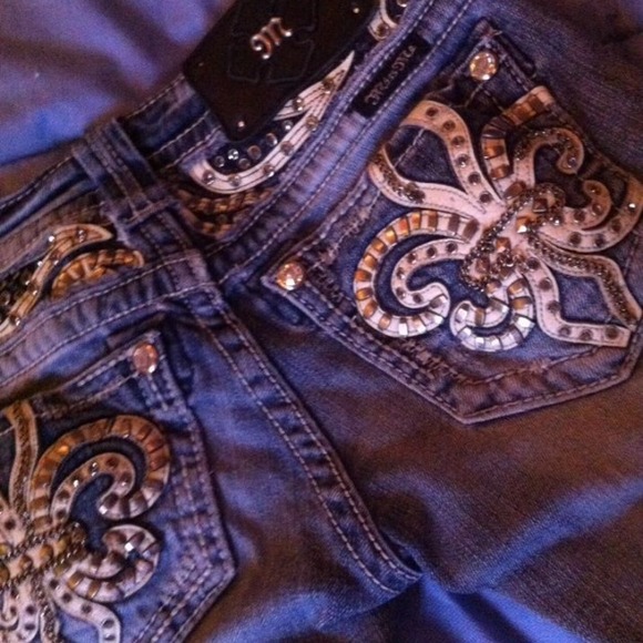 SOLD Size 23 Bootcut Miss Mes - Picture 1 of 4