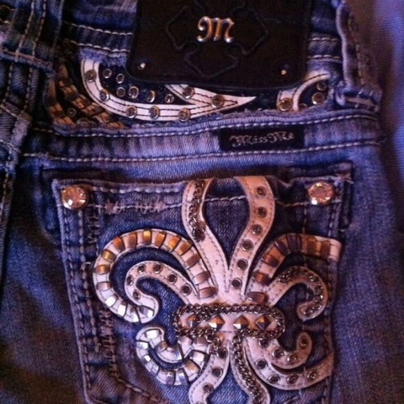 SOLD Size 23 Bootcut Miss Mes - Picture 2 of 4