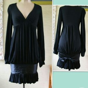 *×HP×* Long sleeve bubble hem dress by Voom