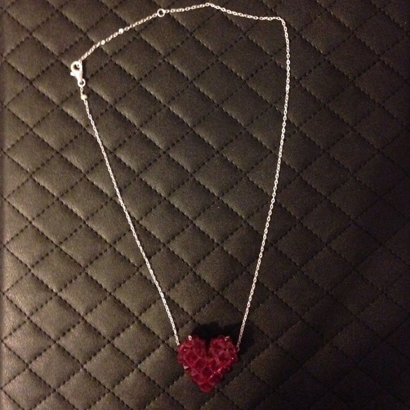 Red heart necklace