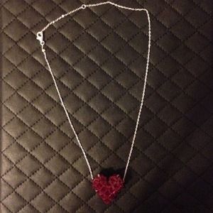 Red heart necklace