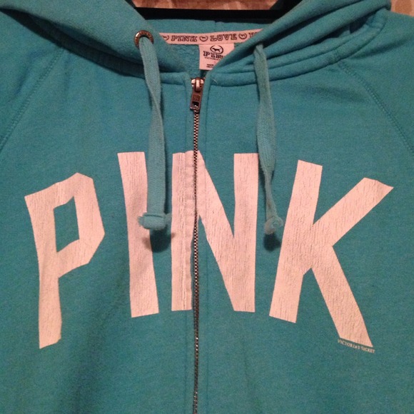 Baby Blue PINK zip up