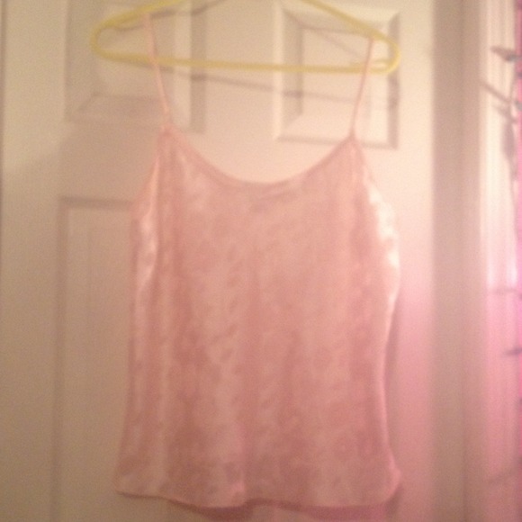 ~soft pink flower tank top~