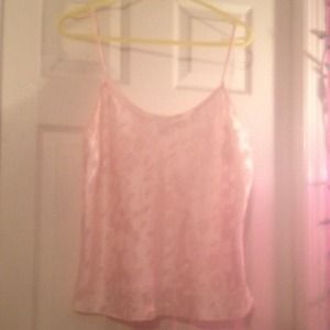 ~soft pink flower tank top~