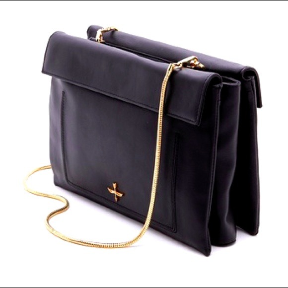 Pour la Victoire 'Adelle' Leather Shoulder Clutch