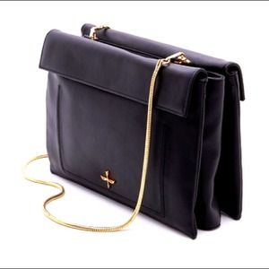 Pour la Victoire 'Adelle' Leather Shoulder Clutch