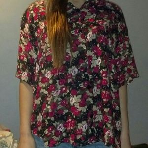 Vintage Floral button up